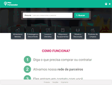 Tablet Screenshot of meufornecedor.com